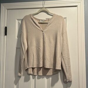 Tan Knit Top